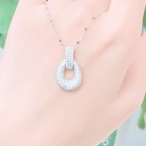 Mặt dây chuyền kim cương "Boucheron Quatre" đơn giản CH 009