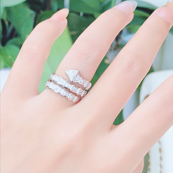29 Nhẫn kim cương nữ vàng trắng 18K CH 0162