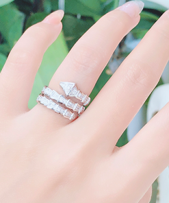 29 Nhẫn kim cương nữ vàng trắng 18K CH 0162