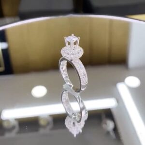 Nhẫn kim cương nữ vàng trắng 18K CH 0178