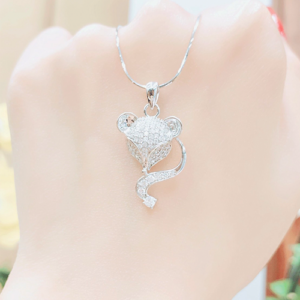 Dây chuyền kim cương sợi mỏng "Buccellati Romanza" tinh xảo MD 037