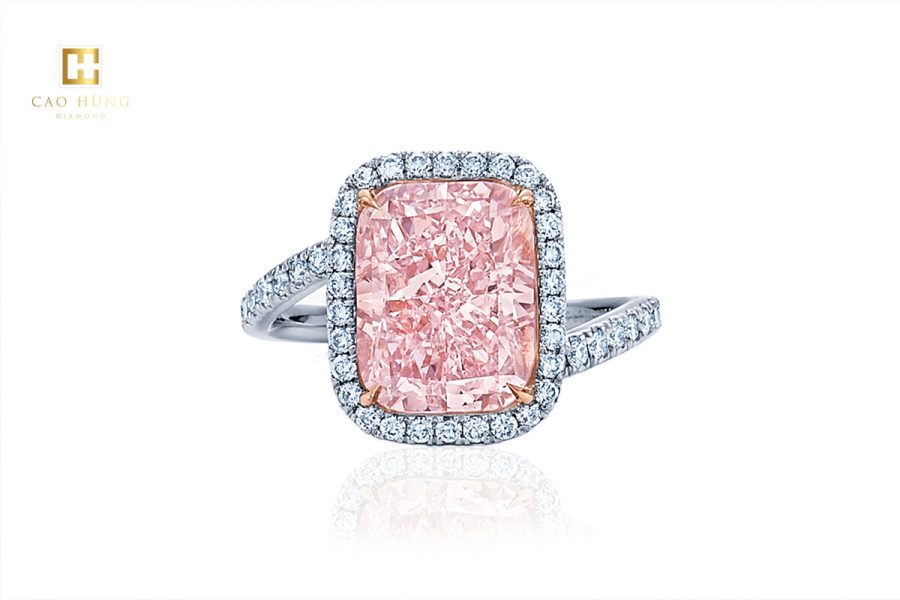 Nhẫn kim cương hồng - 10.8 triệu