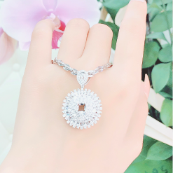 47 3 Vỏ Mặt Dây Chuyền Kim Cương VM: 0013