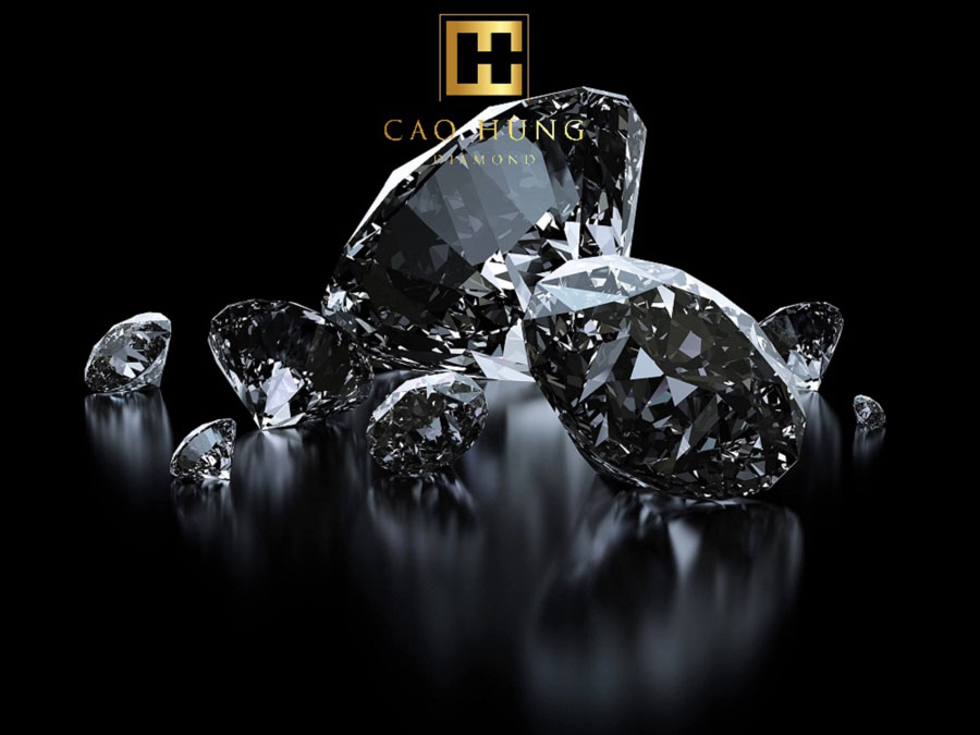 Các khoáng chất đục mờ kết hợp cacbon tạo nên kim cương đen