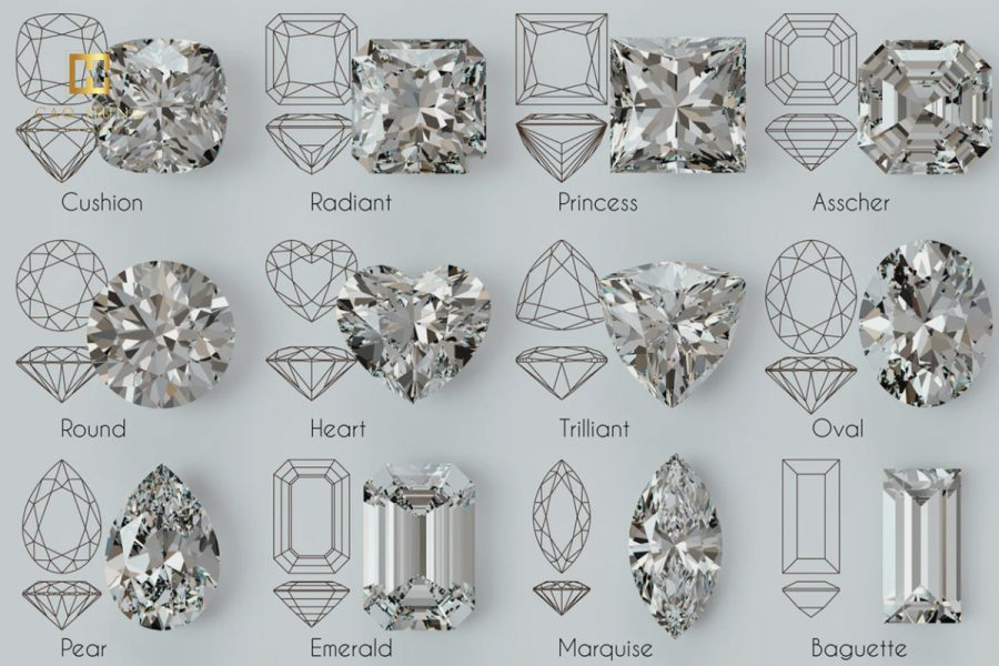 Sự khác biệt giữa Diamond Cut và Diamond Shape là gì