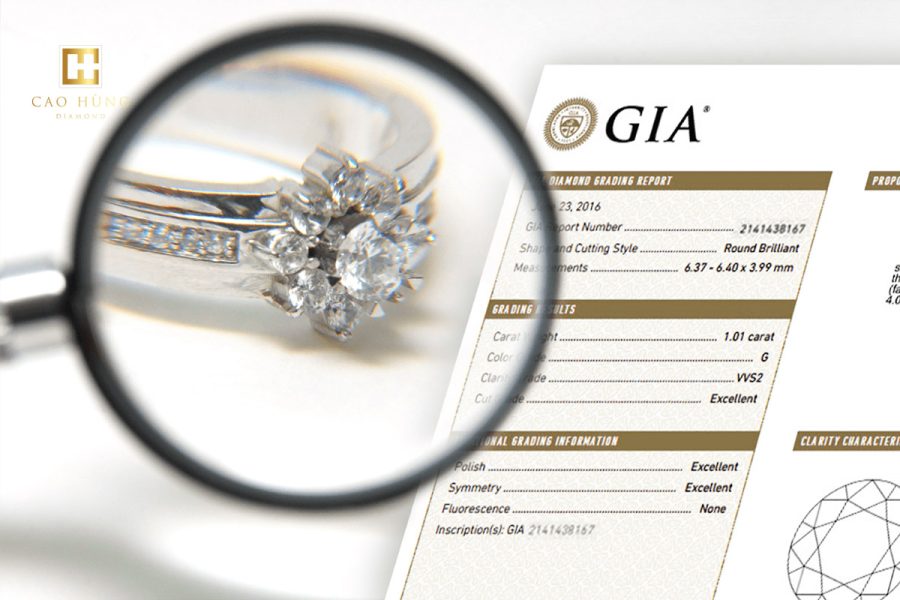Cao Hùng Diamond là địa chỉ mua bán nhẫn hột xoàn tấm, kim cương kiểm định GIA chất lượng