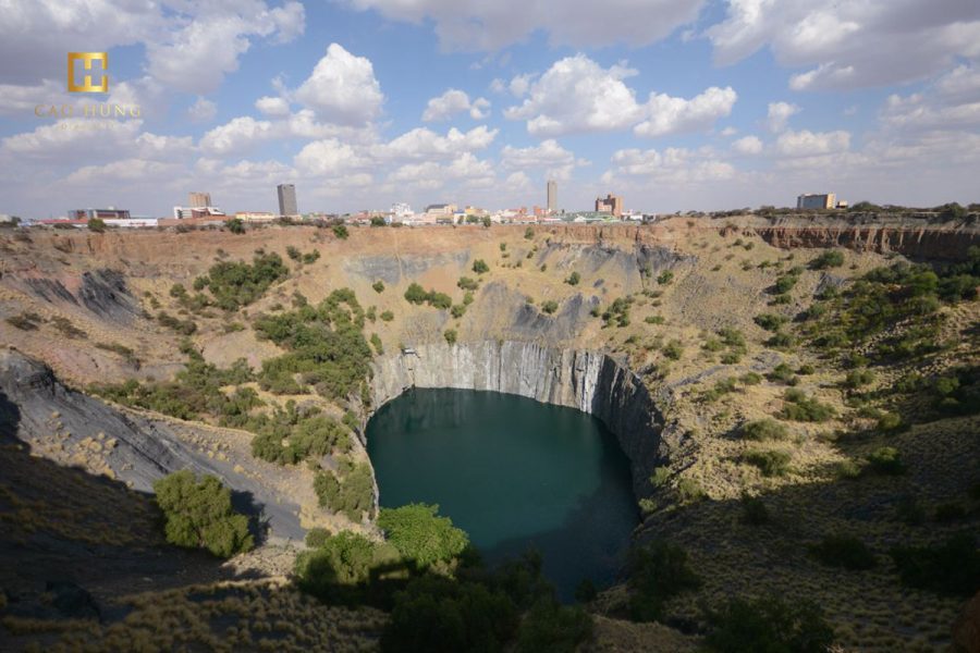 Hình ảnh mỏ kim cương khổng lồ tại Nam Phi
