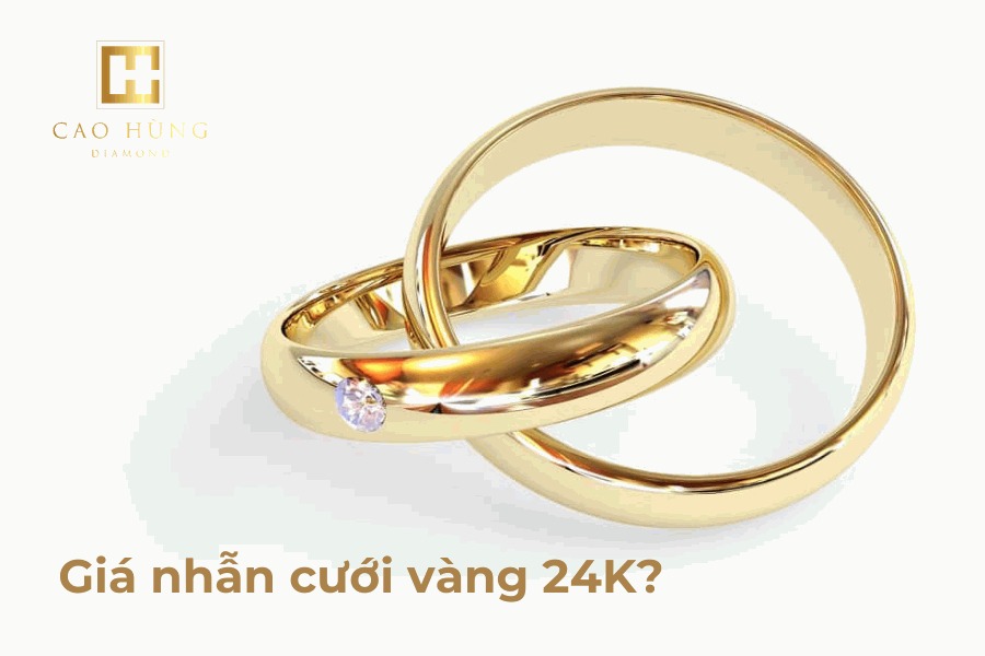 Giá nhẫn cưới vàng 24k